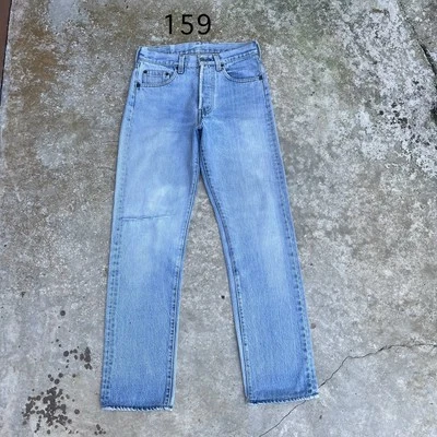 Rare Vintage 80s USA LEVI'S 501 Women Light Wash Jeans 27x29 - Image 1 of 4