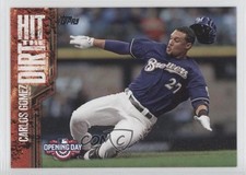 2015 Topps Opening Day Hit the Dirt Carlos Gomez #HTD-08 0f8