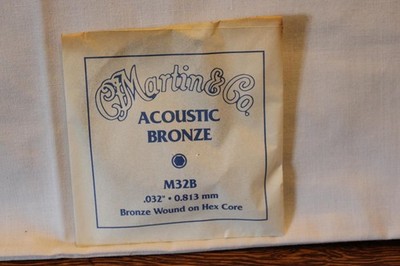 Martin & Co. Acoustic Bronze M32B Guitar String .032'' -0.813 mm