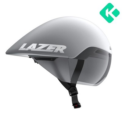 kineticore matte white silver lazer bicycle steering wheel road helmet