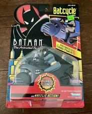 Batcycle BATMAN THE ANIMATED SERIES Vehicles Kenner 1992 Motorized Turbo Power