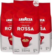 Lavazza Qualità Rossa Italian Coffee Beans Unflavoured 1kg Pack of 3 23.87 per kilo