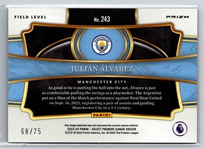 2023-24 Panini Select Premier League - Field Level Julian Alvarez