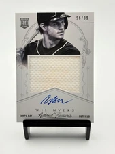 2013 Panini National Treasures Rookie Patch Aut0 /99 Wil Myers Dirty Patch