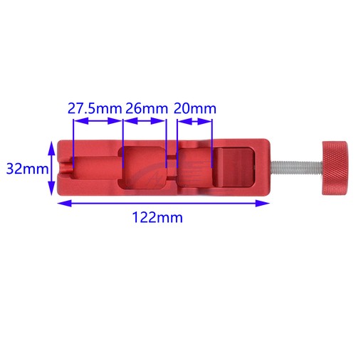 Universal Spark Plug Gap Tool Gapper & 32 Blades Steel Feeler Gauge Red Black - Foto 26 di 50