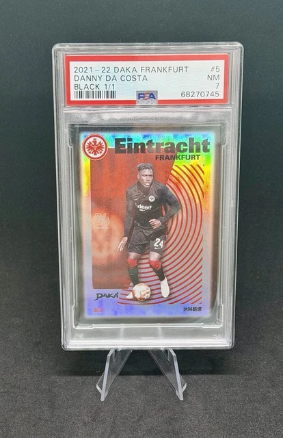 Danny da Costa 1/1 Black - PSA 7 - Daka EIntracht Frankfurt 2021/22 (No Topps)