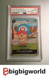 One Piece Card Game Tony Tony Chopper P 065 25 26 Event Pack Finalist PSA10