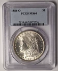 1884 O MORGAN Silver Dollar **PCGS MS64** FREE SHIPPING! G2083