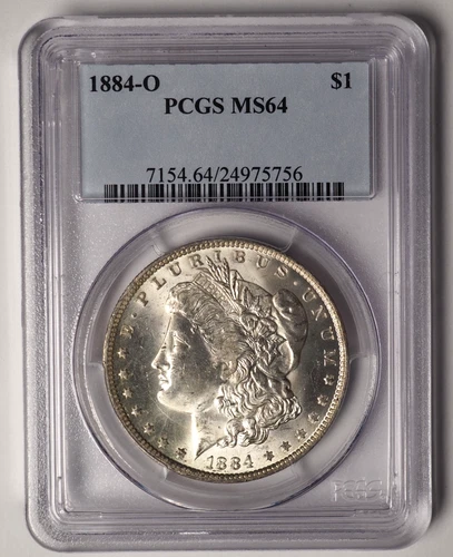 1884 O MORGAN Silver Dollar **PCGS MS64** FREE SHIPPING! G2083