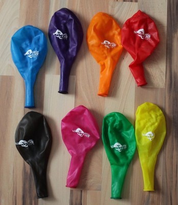 8 einzigartige Werbeluftballons, Belbal 14'' Soap, 8 verschiedene Farben