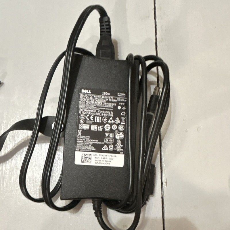 Dell 130W AC Power Adapter Charger 19.5V 6.7A Barrel Connector 0J5CH6