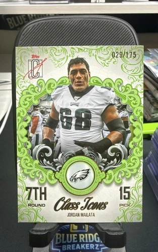 2025 Topps Chrome Jordan Mailata Green Refractor (RAW)