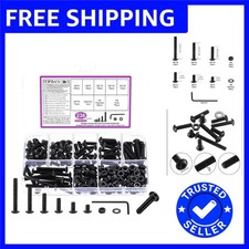 236 Pcs M4 Bolts and Nuts Set -  10.9 Grade Carbon Steel Assortment