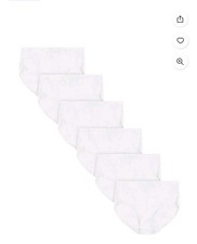 Just My Size Women's Sporty Cotton Brief Underwear, 6-Pack