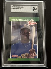 1989 Ken Griffey Jr. Donruss The Rookies Card # 3 SGC Grade 9