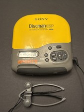 Vintage Sony Sports Discman ESP CD Player D-421SP WORKING READ DESCRIPTION 
