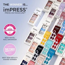 Kiss imPRESS Color Press-On Manicure GelNails,30Nails,YOU CHOOSE!👀My Page💅🏻
