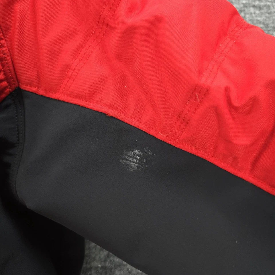 Chaqueta Obermeyer Mujer 10 Roja Negra Circuito Plumón de Ganso Con Capucha Esquí Nieve X4 Foto 4 de 4