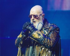 ROB HALFORD signed autograph 20x25cm JUDAS PRIEST in person autograph ACOA