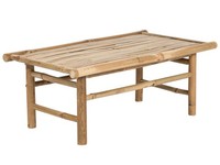 Couchtisch Bambusholz Hellbraun Rechteckig 80 X 45 Cm Indoor & Outdoor Todi