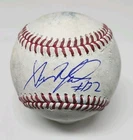 Andruw Monasterio Signed Autographed Game Used Major League Baseball RED SOX