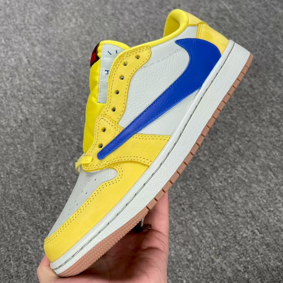 Size 8 - Travis Scott x Air Jordan 1 Retro OG SP Low Canary W for