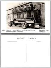 RPPC First Tilling Motor Bus Peckham Photo Postcard