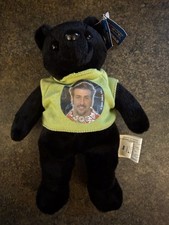N SYNC Collectible Black Bear JOEY FATONE Zeeks 2000 Boy Band Pop Music #0672