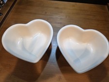 Pfaltzgraff Tea Rose Heart Shaped Stoneware B...