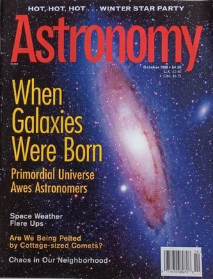 Astronomy Oct 1998 Birth Galaxy Universe Space Weather Comets Chaos Sky Dark