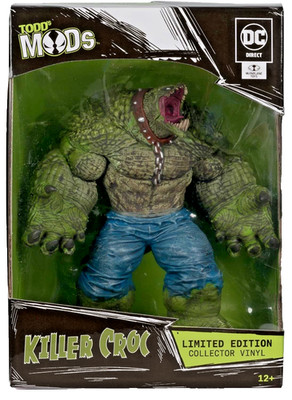 DC Direct Killer Todd s Mods Killer Croc Vinyl Figure   4.5'' Scale Posed Figure