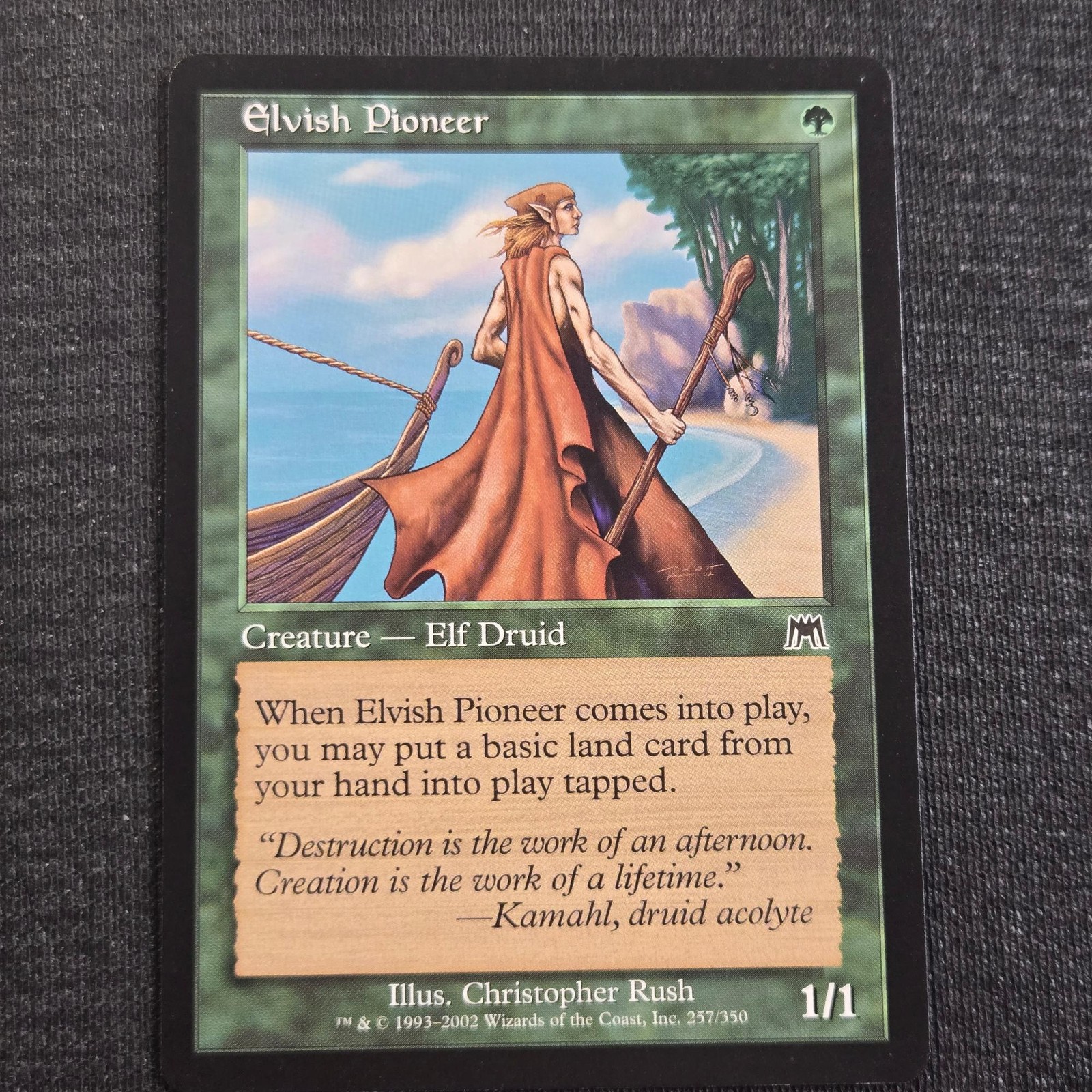 Magic: The Gathering Onslaught Elvish Pioneer Common 257 Lightly Played
