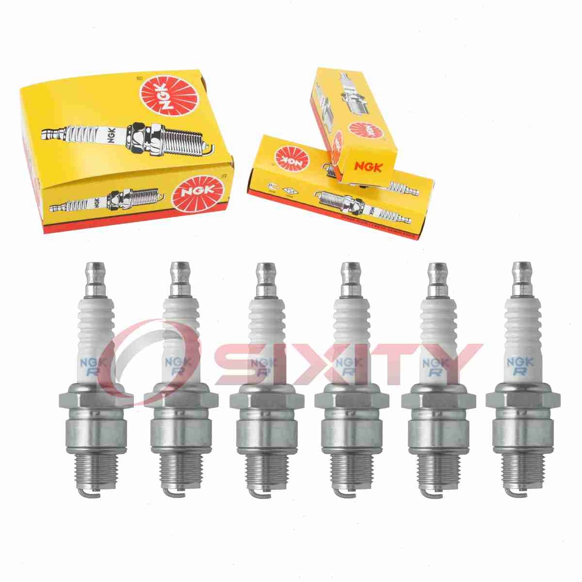 6 pc NGK 1090 BR6HS-10 Standard Spark Plugs for 94709-00274 94702-00274 oq