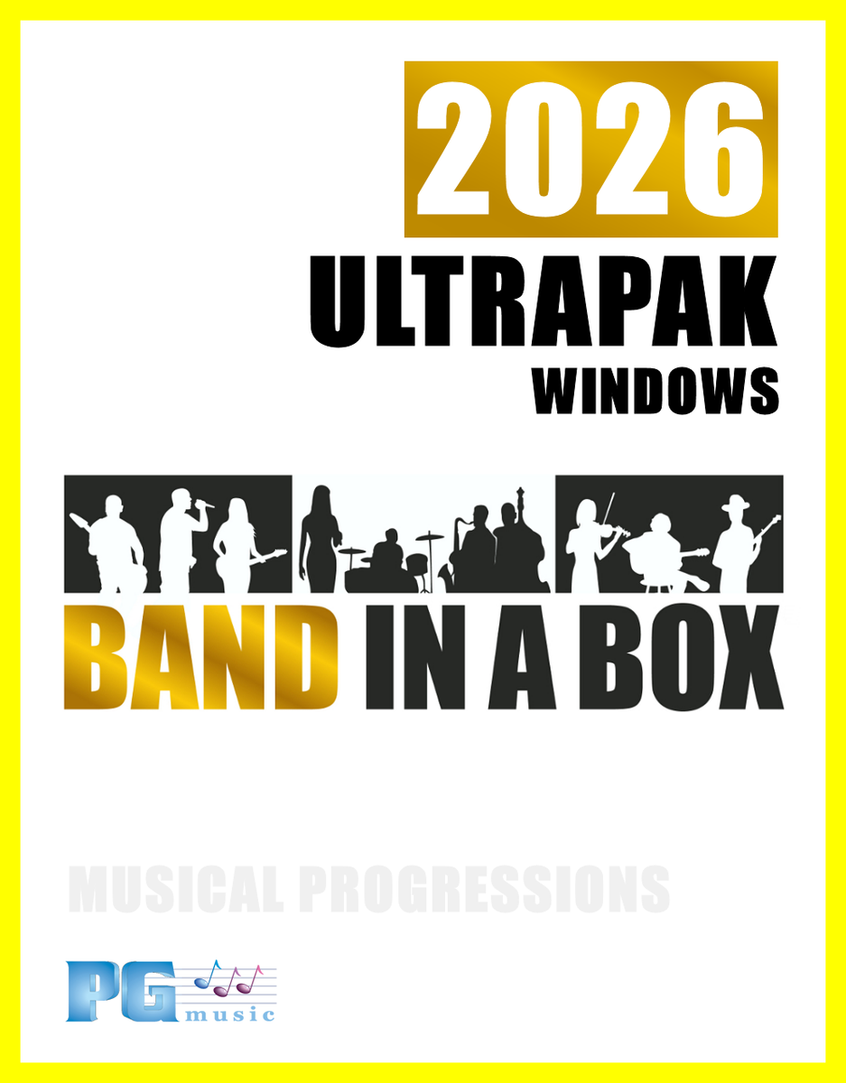 Band in a Box UltraPak 2026 - Win - Music Audio Software - Product