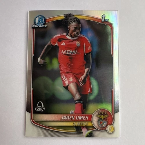 Topps Bowman Chrome UEFAYL 1st Jaden Umeh SL Benfica 2024 BU-JU