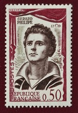 STAMP / TIMBRE FRANCE NEUF N° 1305 ** GERARD PHILIPPE