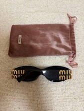 MiuMiu Sunglasses Box w/ Certificate of ity, Used, No Damage