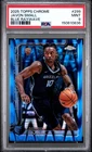2025 Topps Chrome Basketball RayWave Blue Refractor Javon Small #299 PSA 9
