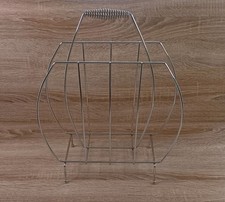 1970s Atomic Sputnic Chrome Magazine/Lp Rack RARE Vintage/Retro