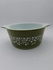Vintage Pyrex #474-B  1.5 QT Spring Blossom Crazy Daisy Casserole/Mixing Bowl.