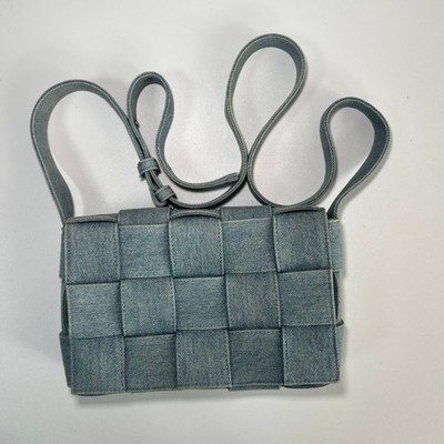 Bottega Veneta Cassette crossbody bag Blue, Denim - Jeans