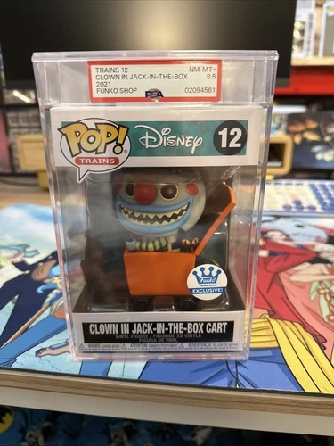 Funko Pop! Trains: Disney - Clown In-Jack-In-The-Box Cart - Funko PSA-8.5 Graded
