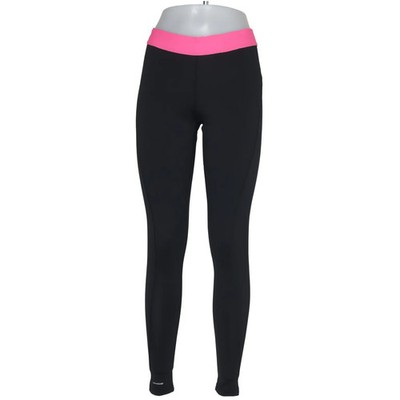 OXXO, Sportleggings, Größe: 34, Schwarz/Pink, Elasthan/Polyester, Einfarbig #ChS
