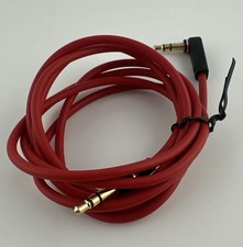 Replacement 3.5mm L Jack Audio AUX Cable Cord Wire Lead for Beats by Dr Dre Red