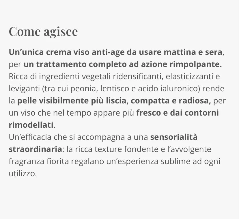 crema viso just 24h h ore Rimpolpante antirughe infiore effetto lifting antiage - Immagine 3 di 4