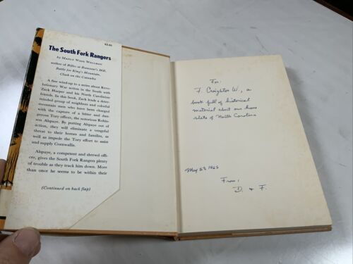 The South Fork Rangers By Manly Wade Wellman, 1963 HC DJ, Good+ - Picture 3 of 12