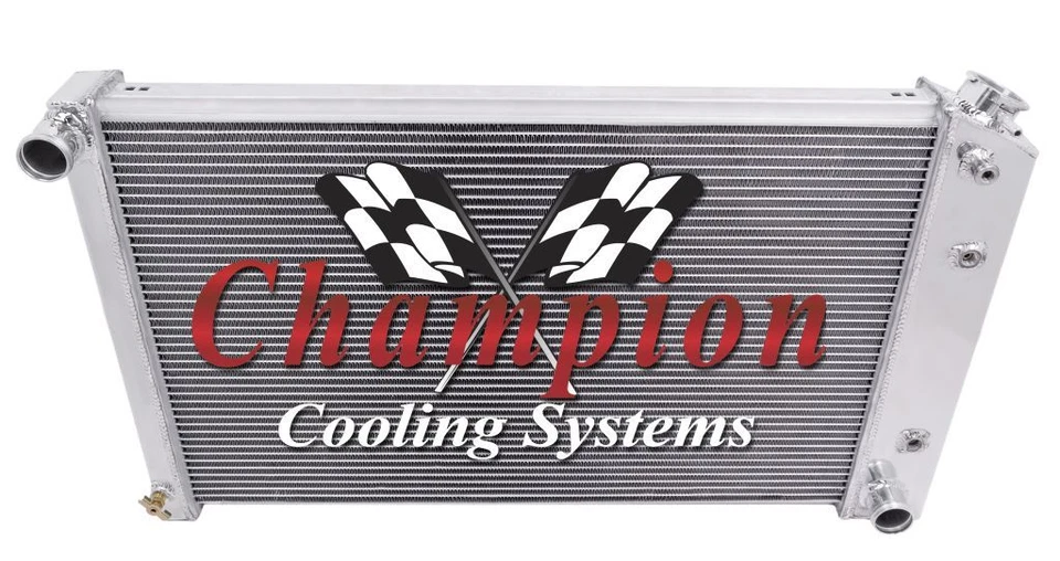 1970 71 72 73 74 75 Chevy Camaro Champion 4 Row Aluminum Radiator MC162 - Image 3 of 4