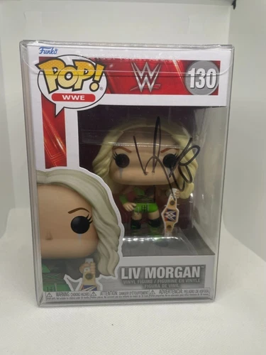 LIV MORGAN SIGNED WWE FUNKO POP JSA COA RARE AUTO WRESTLING AUTOGRAPHED DIVA NEW