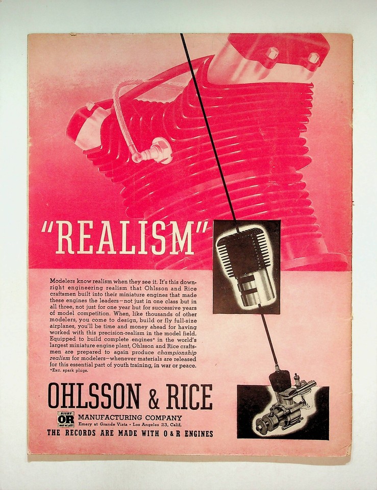 Model Airplane News Magazine Vol. 30 5 VG 3.5 1944 Low Grade eBay