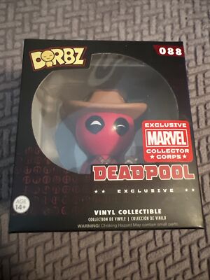 Funko Dorbz Cowboy Deadpool Marvel Collector Corps #088 Vaulted Exclusive